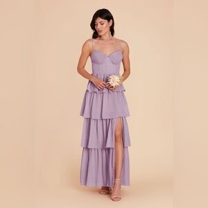 Birdy Grey Lola Dress Chiffon Lavender